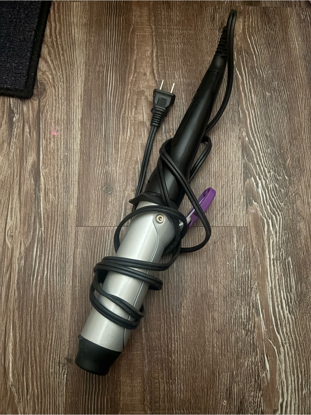 Remington Silver and Black Curling Wand